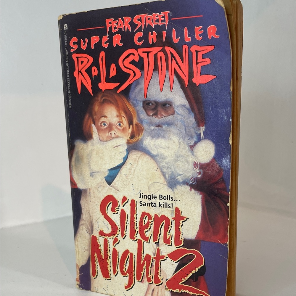 R.L. Stine Fear Street "Silent Night 2" Paperback - Red & Blue Cover